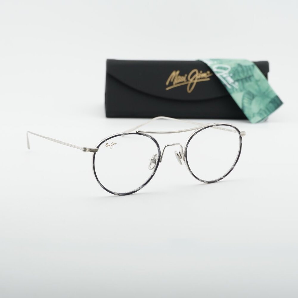 Maui Jim MJO 2419 17A Round Eyeglasses - Silver/Grey 48mm